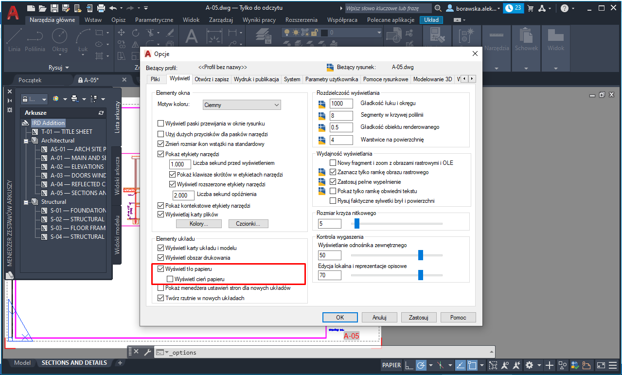 autocad edycja