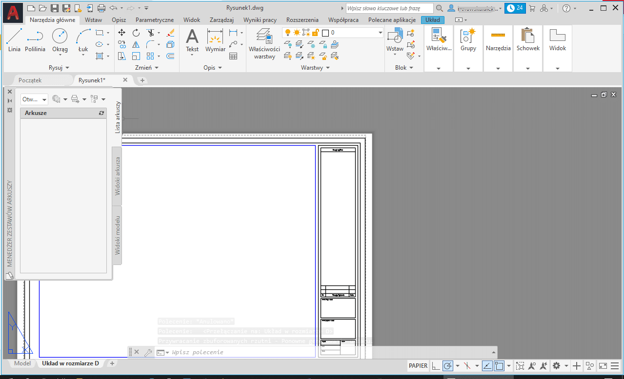 ciemny motyw autocad