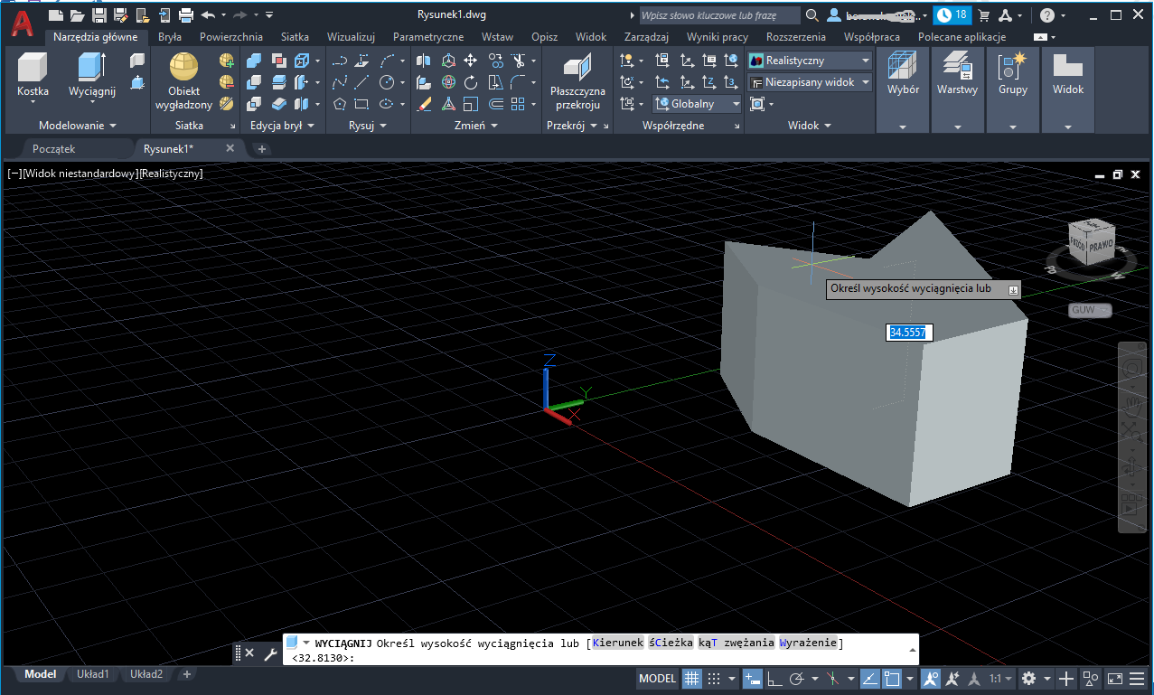 AutoCAD - Modele bryłowe