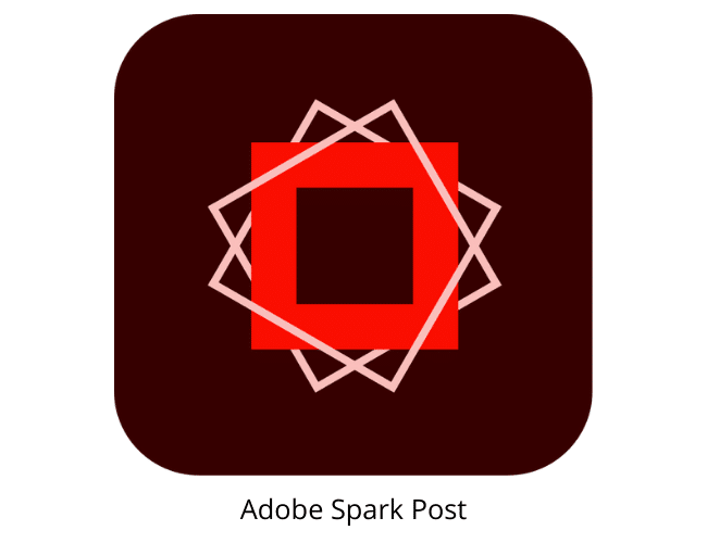 Logo programu Adobe Spark Post - proste narzędzie do tworzenia plakatów od Adobe