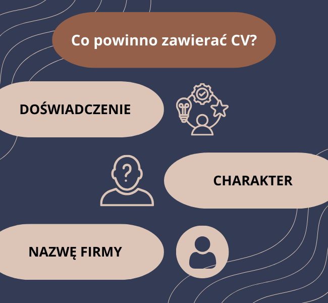 Co powinno zawierać CV - infografika