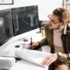 AutoCAD Inventor man and computer 1