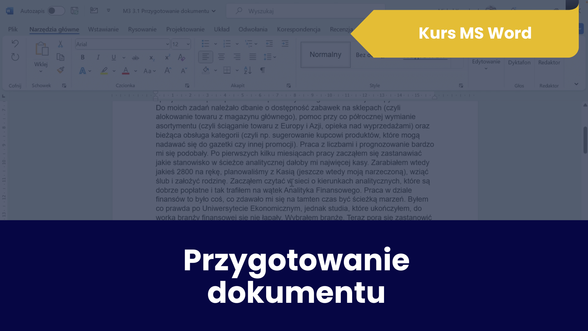 Kurs MS Word